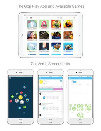 Goji Play and GojiVerse Screen Shots (Photo: Business Wire)