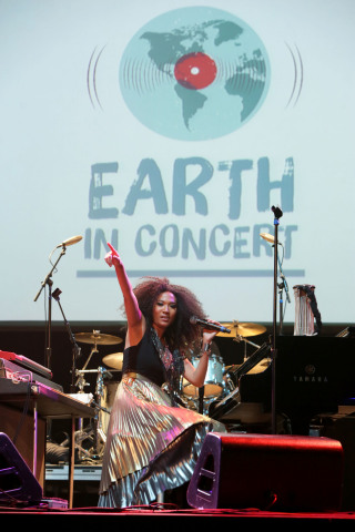 LOS ANGELES, CA - NOVEMBER 11: Judith Hill performs at Earth in Concert at Club Nokia on November 11, 2015 in Los Angeles, California. (Photo by Rebecca Sapp/WireImage)