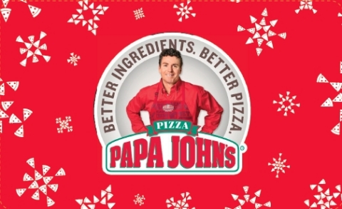 Papa John's Holiday Card (Graphic: Business Wire)