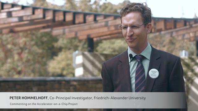 Co-Principal investigator, Peter Hommelhoff, Friedrich-Alexander University (Germany), discusses the importance of funding the accelerator-on-a-chip project and the support from the Gordon and Betty Moore Foundation
