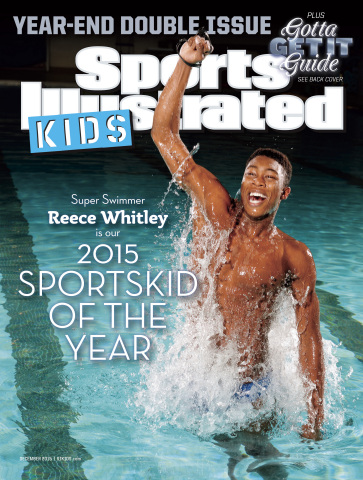 Superstar Swimmer Reece Whitley is the Sports Illustrated Kids 2015 SportsKid of the Year (Photo: Business Wire)
