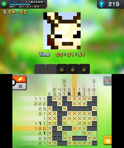 Pokémon Picross is a puzzle game in which you reveal a hidden Pokémon illustration. (Photo: Business Wire)