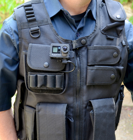 Example use of the Ego LS as a body worn camera. (Photo: Business Wire)