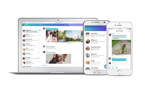 The new Yahoo Messenger (Photo: Business Wire)