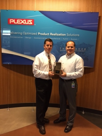 Plexus receiving their "Bronze Package" award (Photo: Digi-Key)