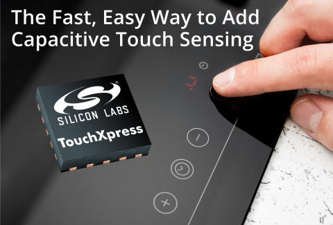 Silicon Labs TouchXpress Controllers: The Fast, Easy Way to Add Capacitive Touch Sensing (Graphic: Business Wire)