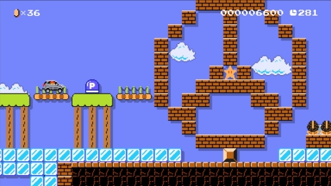 The Mercedes-Benz Jump'n'Drive level is available in the "Event Courses" section of Super Mario Maker, which showcases special levels presented by Nintendo and partners. (Photo: Business Wire)