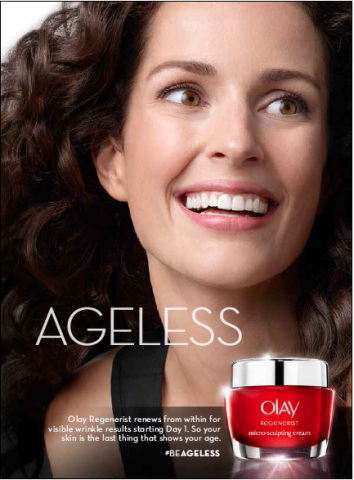 Olay Ageless Campaign Print Advertisement (Graphic: Business Wire)