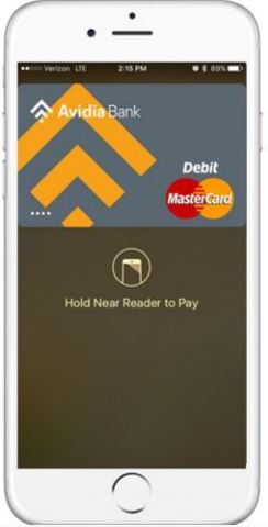 Apple Pay is now available to all Avidia Bank Credit Card and Debit Card Customers. (Photo: Business Wire)