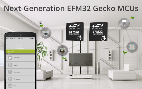 Silicon Labs Jade and Pearl Gecko MCUs: Next Generation of EFM32 Portfolio (Graphic: Business Wire)