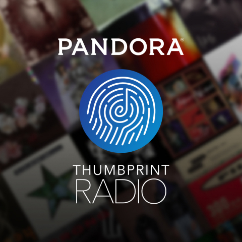 Pandora announces Thumbprint Radio - get yours now (Graphic: Business Wire)