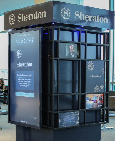 Launching today from Sheraton Hotels & Resorts, "Delight my Delay" seeks to alleviate the stress of the holiday season by allowing consumers to turn their delays into chances to win prizes and gifts. (Photo: Business Wire)