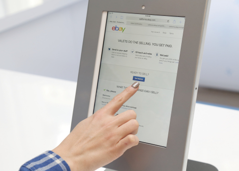During Boxing Weekend, customers who use eBay Valet and print a shipping label will get to keep 100% of the profits after their items are sold. (Bennett Raglin/AP Images for eBay)