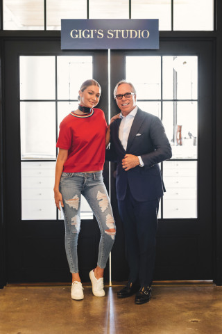 Gigi Hadid and Tommy Hilfiger (Photo: Business Wire)