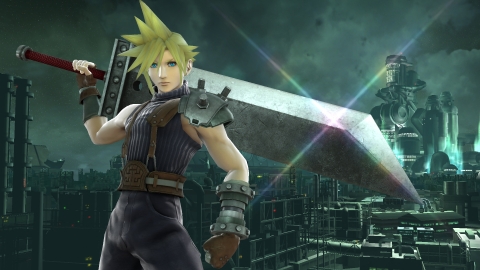 Cloud makes his Super Smash Bros. debut and brings the Midgar stage with him, complete with Summons! (Photo: Business Wire)