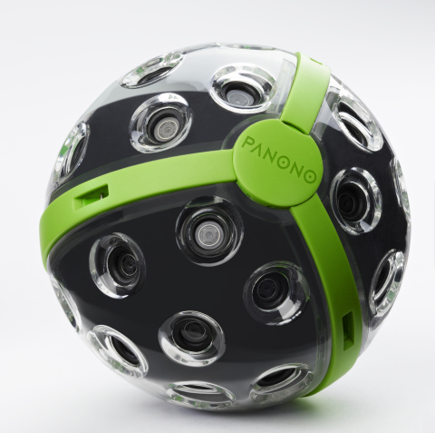 The Panono 360-degree camera has 36 individual cameras embedded all around it to capture everything in every direction with just one shot and deliver high-resolution, fully spherical panoramas. (Photo: Business Wire)