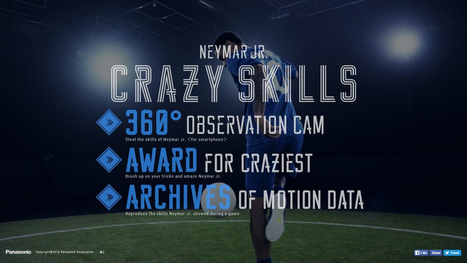 ネイマール Jr 選手が選ぶ Crazy Skills Award 開催 360度の実写映像でスゴ技を学べ Business Wire