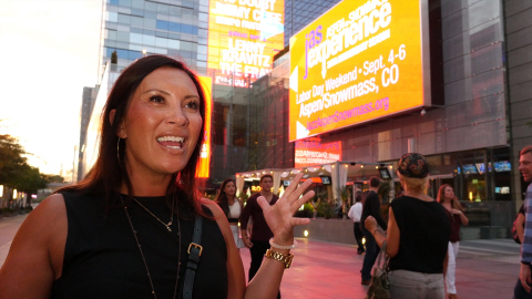 Outdoor Large Screen Displays at L.A. LIVE (Photo: Business Wire)