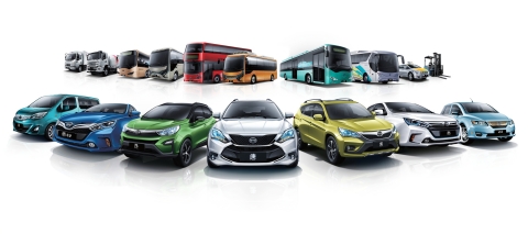 BYD’s 2016 Green Hybrid and All-Electric Vehicle Line-up (Photo: Business Wire)