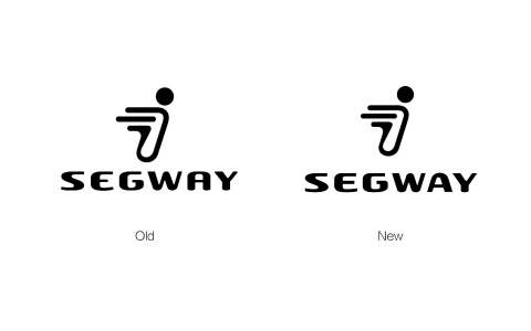 Old (left) compared with new (right) logo in corporate VI system (Graphic: Business Wire)