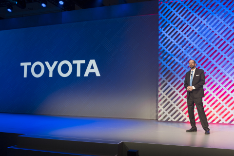 Dr. Gill Pratt, Toyota Executive Technical Advisor and CEO of Toyota Research Institute, speaks at CES 2016 on January 5, 2016. (Photo: Business Wire)