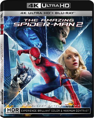 The Amazing Spider-Man 2 will be among Sony Home Entertainment's first films to be released in the new 4K Ultra HD disc format with Dolby Atmos. (Photo: Business Wire)