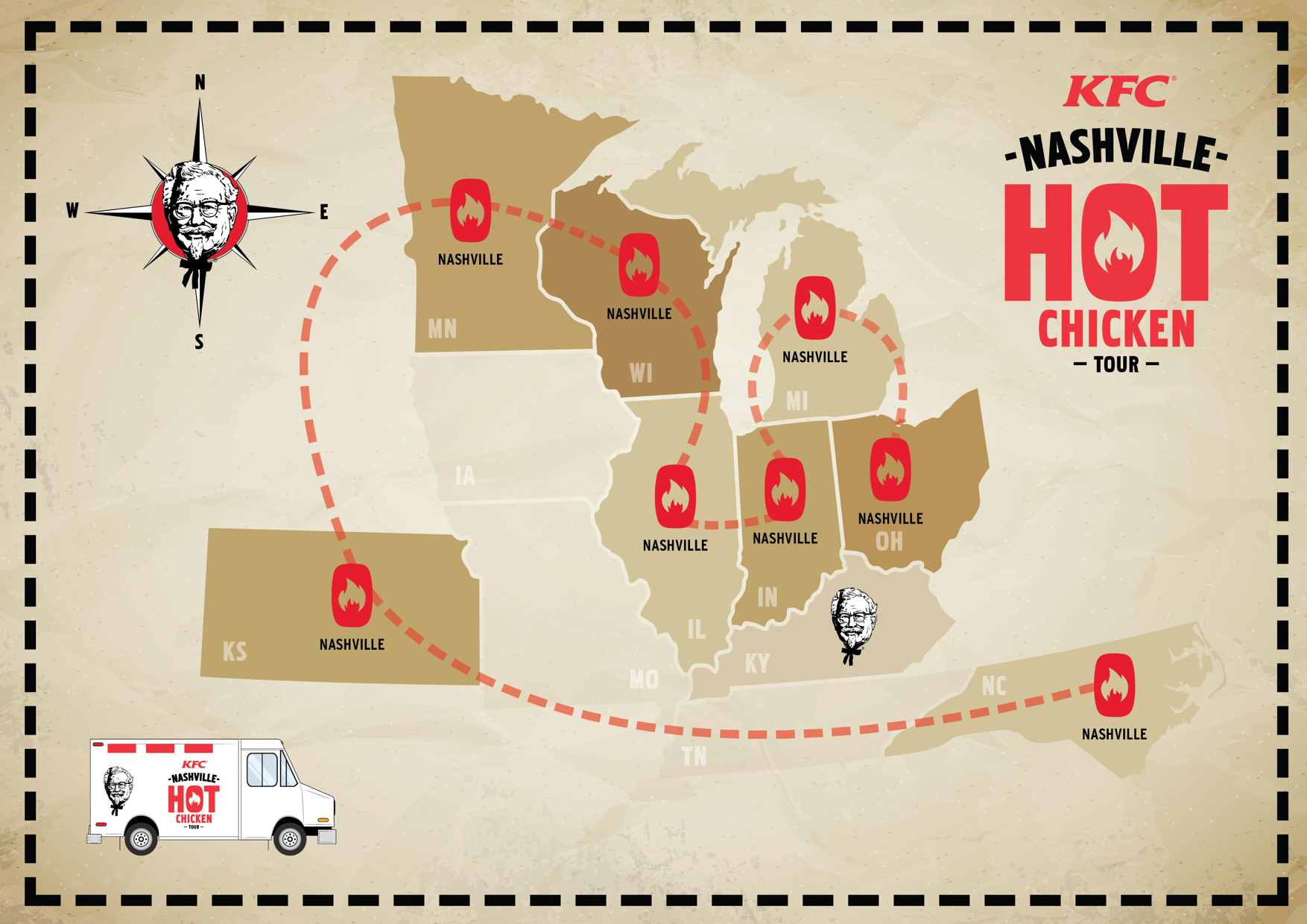 KFC Launches Nashville Hot Chicken in Nashville … but NOT the One You