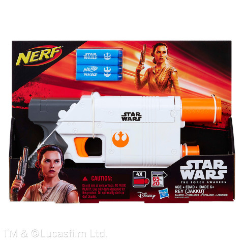Star Wars: The Force Awakens Rey Blaster by Hasbro (Photo Credit: Disney Consumer Products)