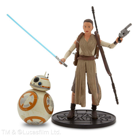 Rey and BB-8 Elite Series Die Cast Action Figures - 6" - Star Wars: The Force Awakens by Disney Store (Photo Credit: Disney Consumer Products)