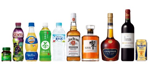 Suntory’s diverse market-leading beverage brands. Photo courtesy of Suntory Holdings Limited. (Photo: Business Wire)