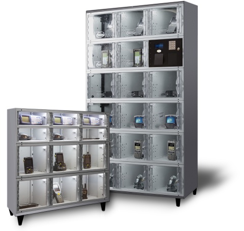 Apex automated locker systems automate management of the handheld electronic devices that are critical to retailers and distribution centers. (Photo: Business Wire)