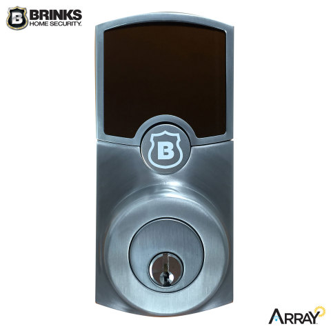 Hampton Products International is introducing the Brink’s Home Security Array™ digital deadbolt, a technologically advanced, cloud- and app-enabled digital door lock that can be installed without adding separate hubs or accessories, making it one of the most consumer-friendly Smart Home lock products available. By including a highly efficient, proprietary power system, Array allows consumers to use their existing Wi-Fi routers to connect the deadbolt to the cloud, providing a “security simplified” solution for homeowners looking to upgrade from traditional deadbolts. (Photo: Business Wire)