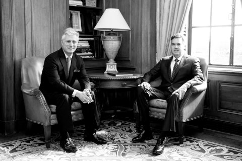 Robert C. O'Brien (left) and Stephen G. Larson (right)(Photo: Business Wire)