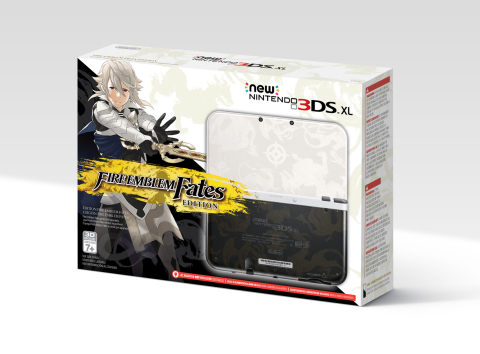 The Fire Emblem Fates Edition New Nintendo 3DS XL system (game sold separately) launches on Feb. 19 at a suggested retail price of $199.99 and features gorgeous art inspired by the game on the front of the hardware. (Photo: Business Wire)