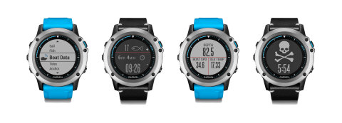 The quatix 3 is a marine GPS smartwatch equipped with important cruising, fishing and sailing capabilities. (Photo: Business Wire)