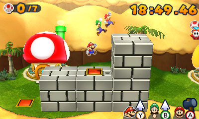 Become a super team of Mario Bros. to take on quests, take down enemies and untangle two classic gaming universes in this playful new entry in the Mario & Luigi RPG series. (Photo: Business Wire)