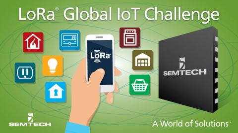 Semtech LoRa® Wireless RF Technology Featured at First Global IoT Challenge (Graphic: Business Wire)