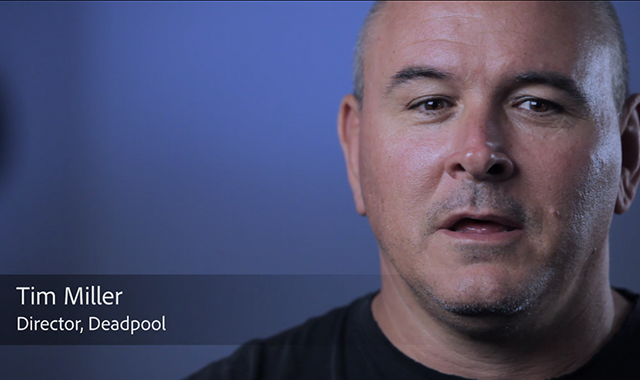 "Deadpool" director Tim Miller discusses why he chose an Adobe Creative Cloud video workflow.