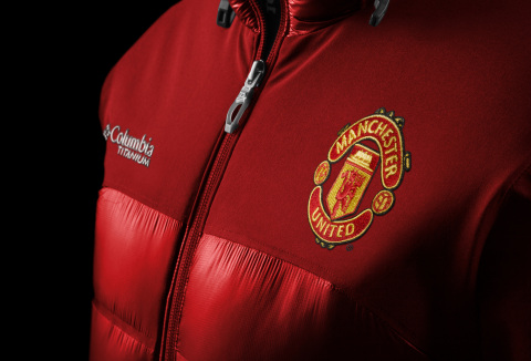 Manchester United and Columbia will unveil the dual branded line of outerwear, available to consumers in autumn 2016 (Photo: Business Wire)