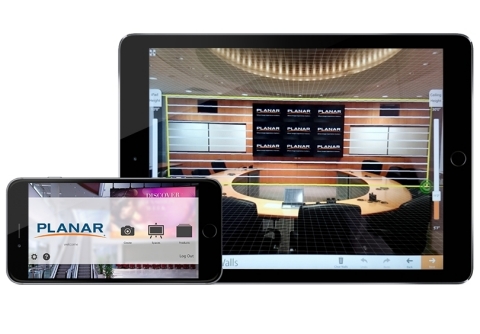 Virtually design Planar displays into a space with PlanarView (Graphic: Business Wire)
