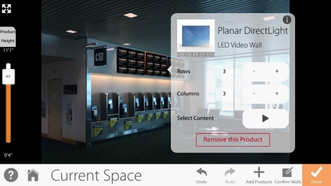 Design Planar video walls any space with PlanarView (Graphic: Business Wire)