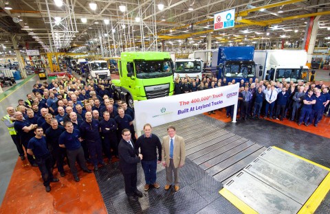 DAF Leyland Celebrates Production of 400,000th DAF Truck (Photo: Business Wire)