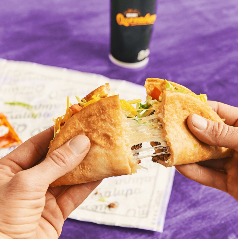 The Quesalupa hits Taco Bell menus nationwide beginning Monday, February 8, 2016. (Photo: Business Wire)