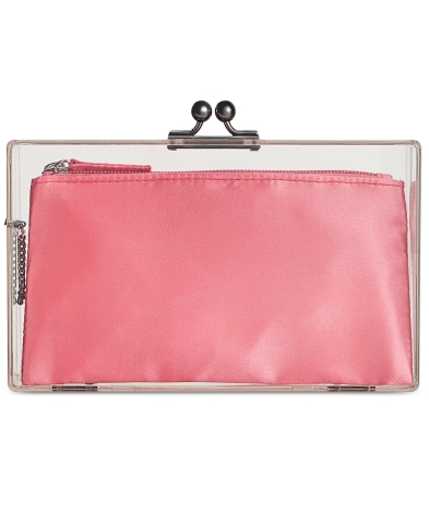 IN AWE OF YOU BY AWESOMENESSTV acrylic clutch, $30, exclusively at Macy's. (Photo: Business Wire)