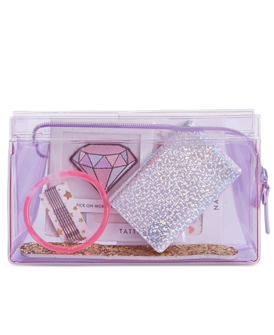 IN AWE OF YOU BY AWESOMENESSTV translucent mini beauty pouch, $19, exclusively at Macy's. (Photo: Business Wire)