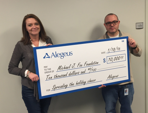 Alegeus employees Teree Nolan and Chris Rodkey.(Photo: Business Wire)