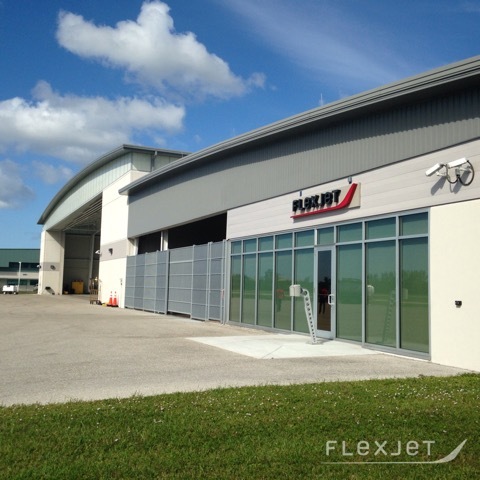 Flexjet-Exclusive Private Terminal at Naples Municipal Airport (entrance) (Photo: Business Wire)