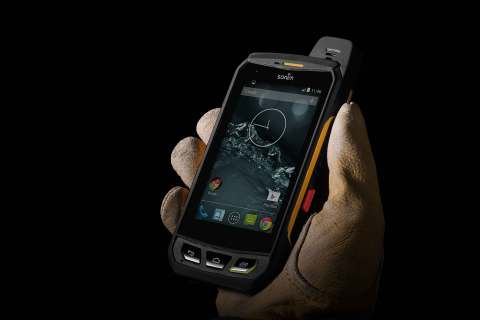 Sonim's ultra-rugged smartphones are specifically built for users who work in extreme environments. Sonim smartphones are fully water and dust proof and resistant to drops onto concrete from two meters. (Photo: Business Wire)