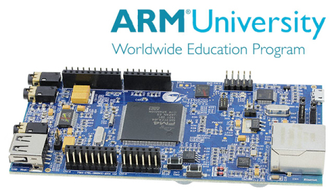 ARM University Program Digital Signal Processing (DSP) Education Kit with Cypress FM4 Starter Kit (Photo: Business Wire)