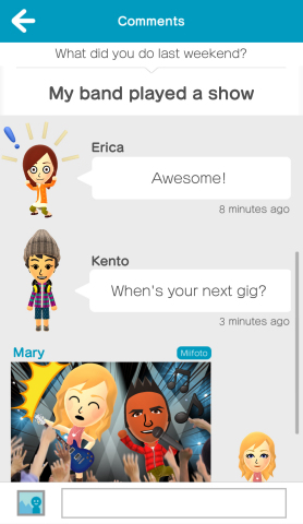 Miitomo is a free-to-start social experience that lets you spark conversations with your friends in a whole new way and uses Nintendo's Mii characters. (Photo: Business Wire)